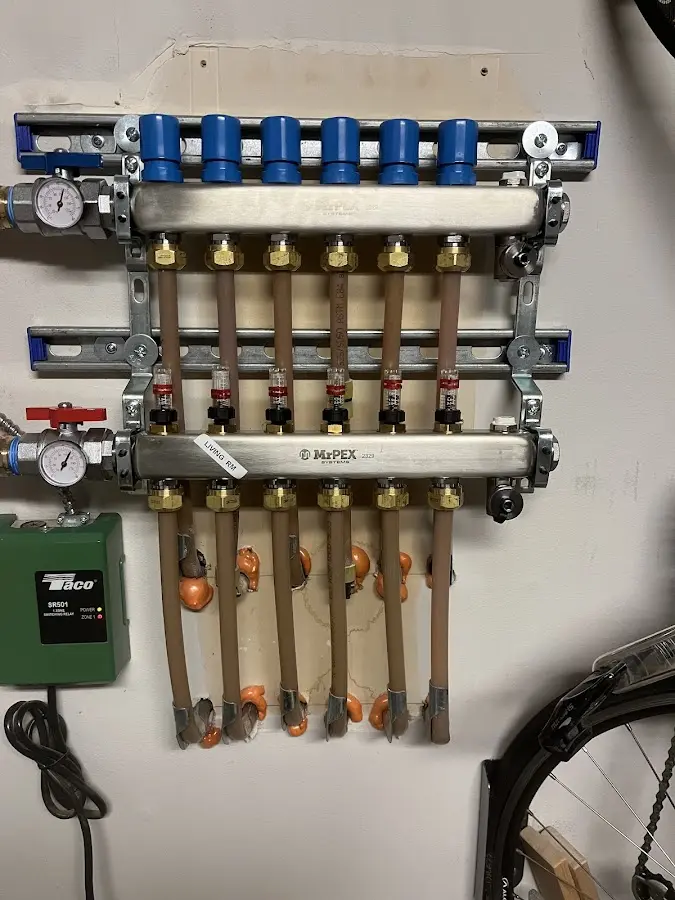 Plumber performing Gas Line Installation at a residential property in Tamarac